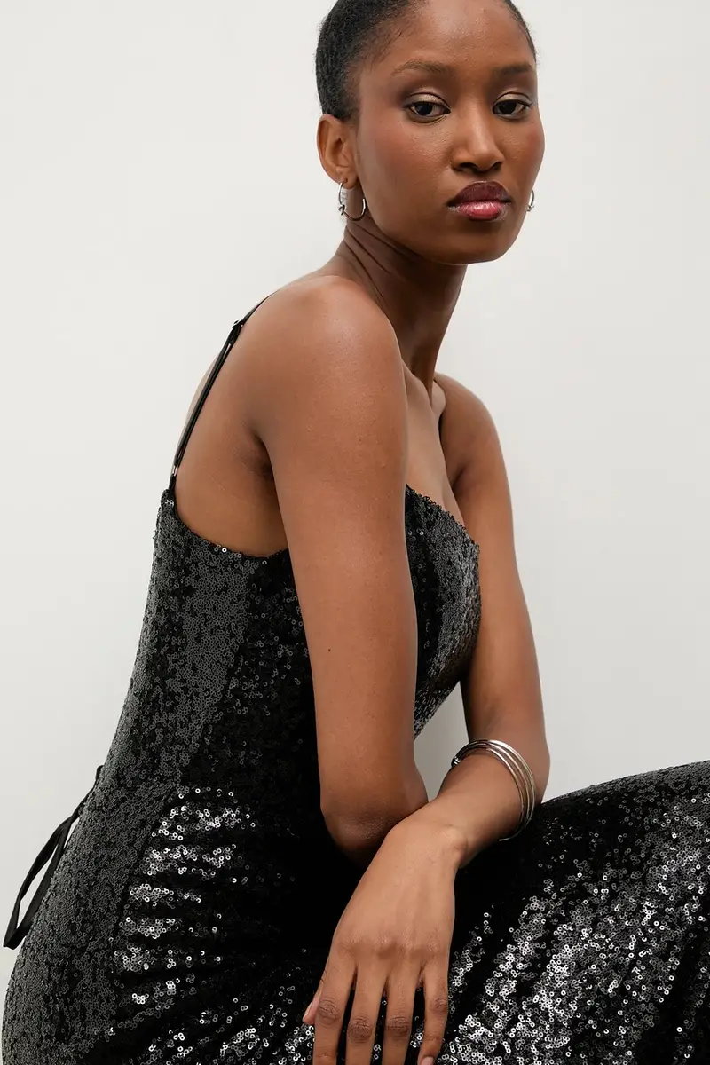 vestito Nero miniatura 5