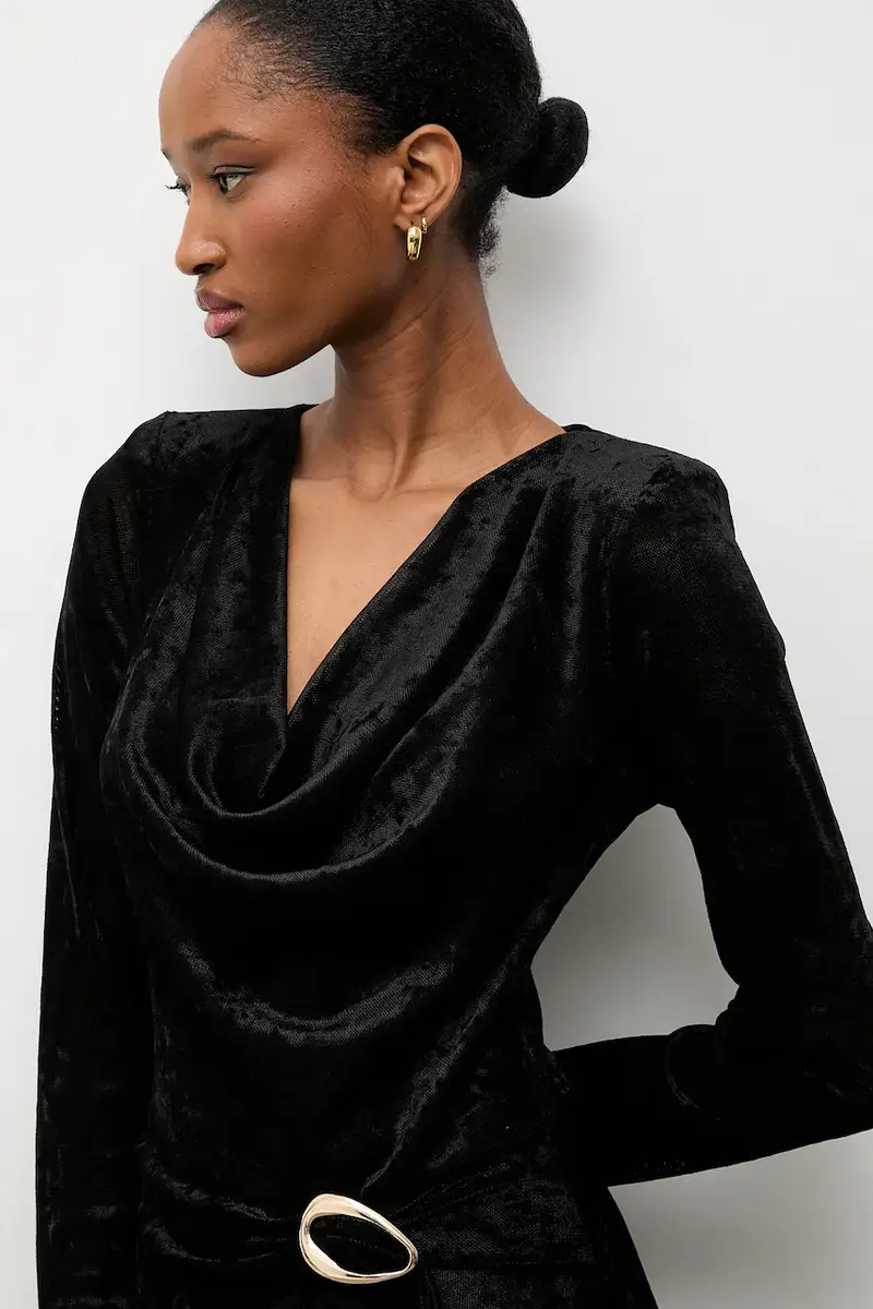 vestito Nero miniatura 4