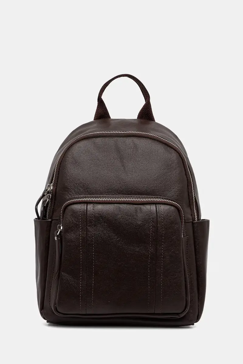 zaino in pelle donna colore marrone