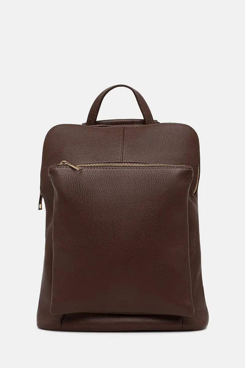 zaino in pelle donna colore marrone