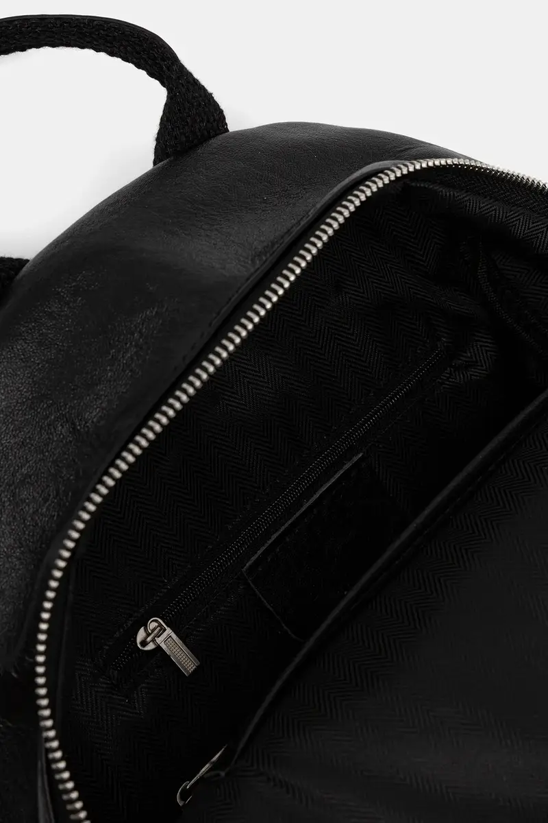 zaino in pelle donna colore nero miniatura 5