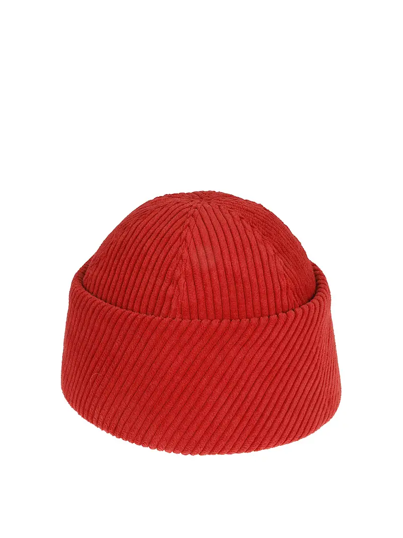 Cappello velluto Rosso