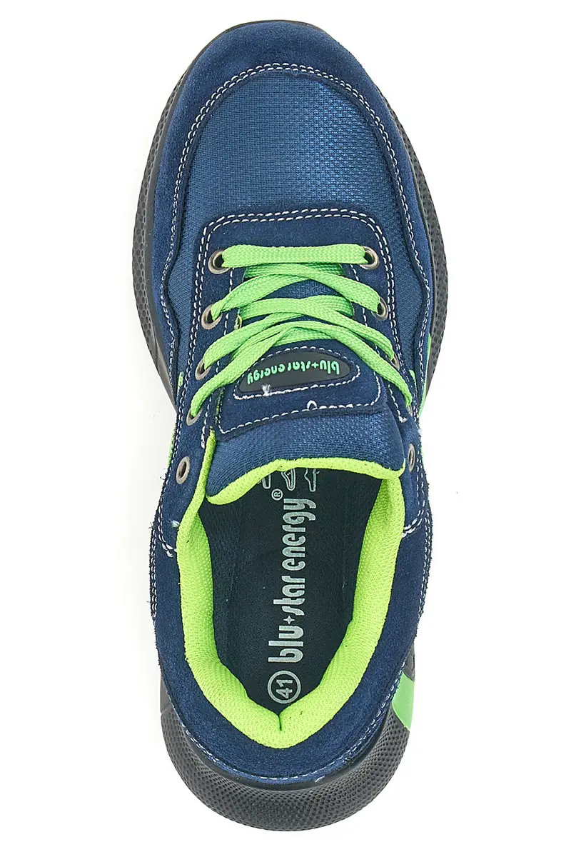 Antinfortunistiche blu verde in pelle Blue Star BS180 S1PS SR miniatura 3