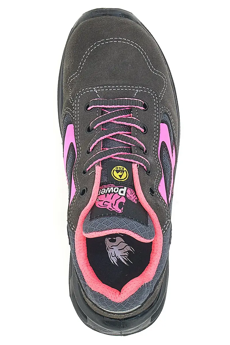 Antinfortunistiche grigie e rosa basse traspiranti U.Power Verok ESD S1PS SR miniatura 3