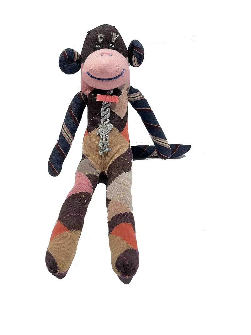 bambola lavorata a maglia Rosso