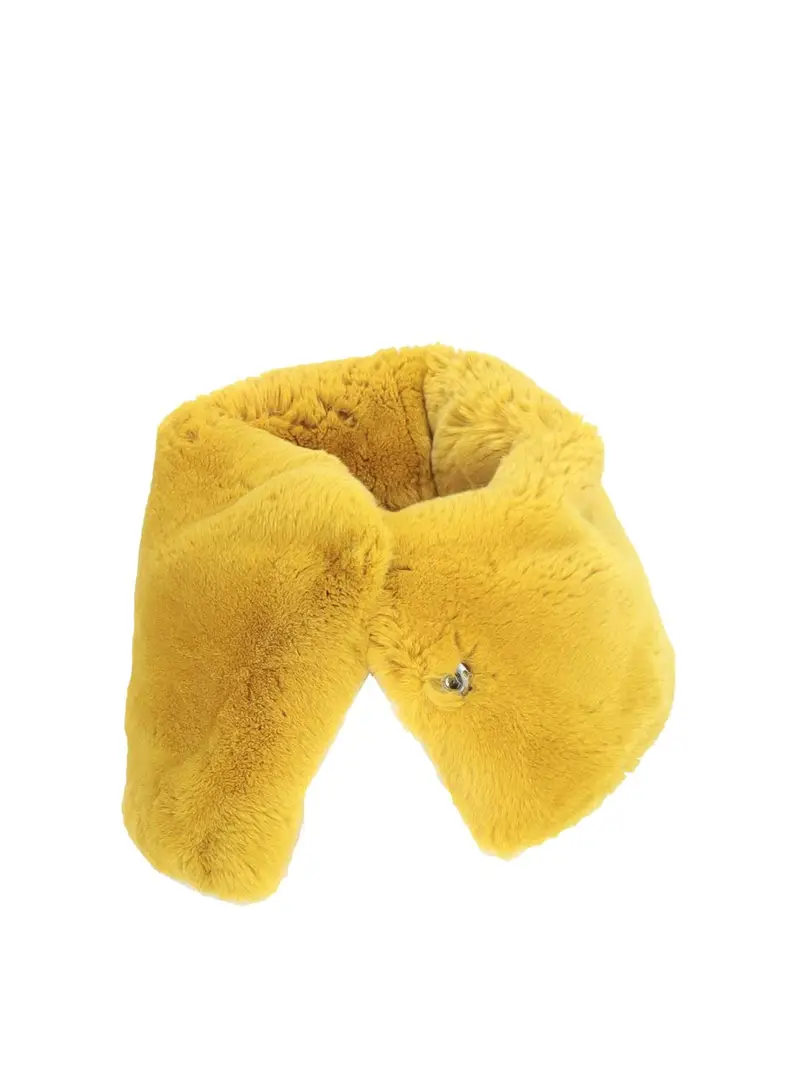 Scaldacollo in pelliccia Giallo