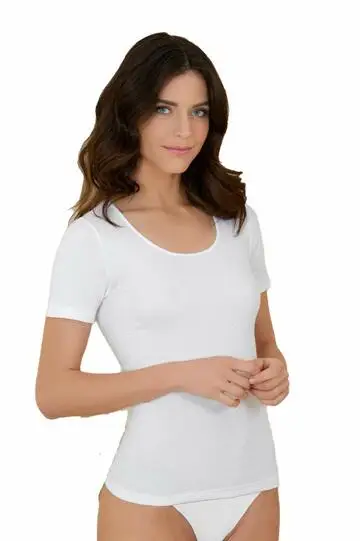 T-shirt donna in cotone Antonella 610642 tg 8-10