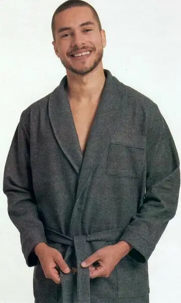 Giacca uomo da camera in calda felpa di cotone Antony art Luciano