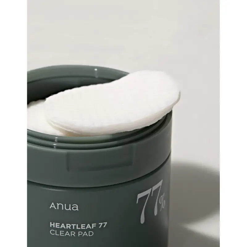 Viso HEARTLEAF 77% Clear Pad - Maschera illuminante viso, Peeling e gommage viso miniatura 2