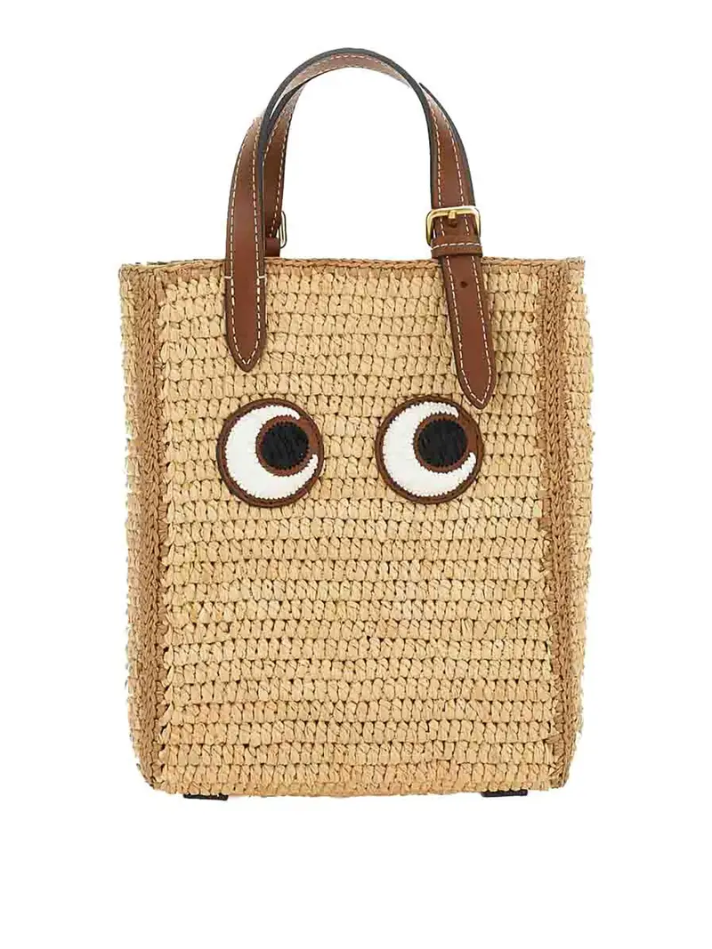 Borsa tote con occhi Color Carne E Neutri