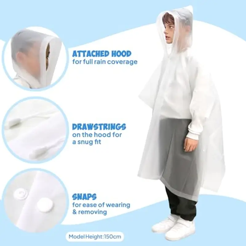 ANYOO Impermeabili Bianco 2094130 miniatura 3