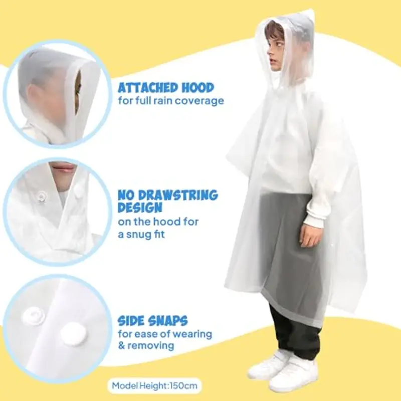 ANYOO Impermeabili Bianco 2094122 miniatura 3