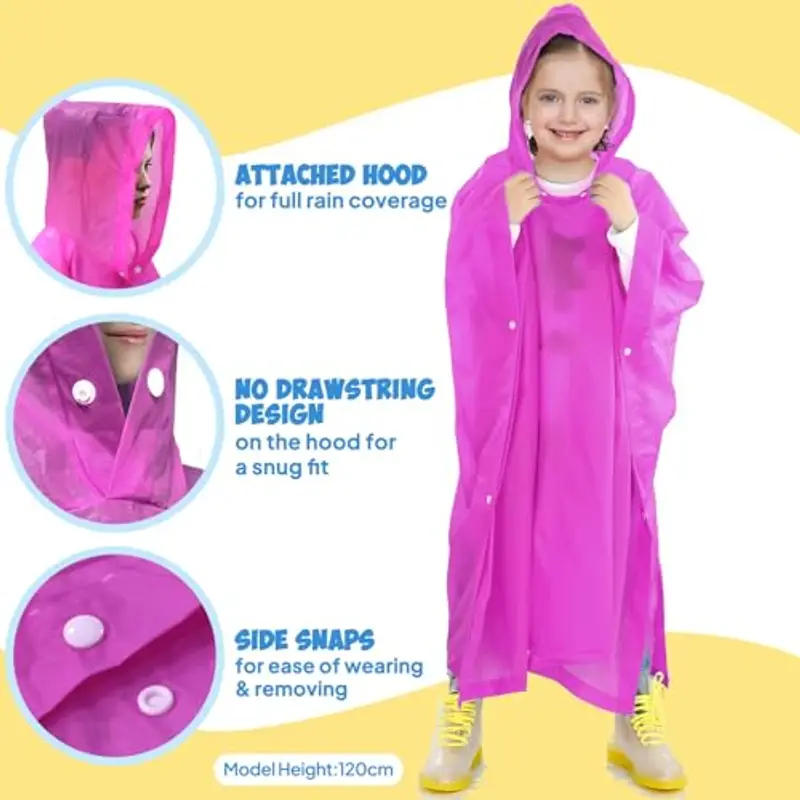 ANYOO Impermeabili Rosa 2094128 miniatura 3