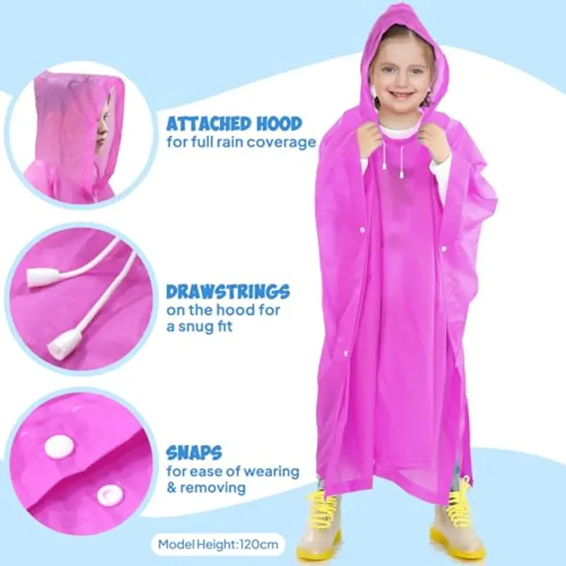 ANYOO Impermeabili Rosa 2094120 miniatura 3