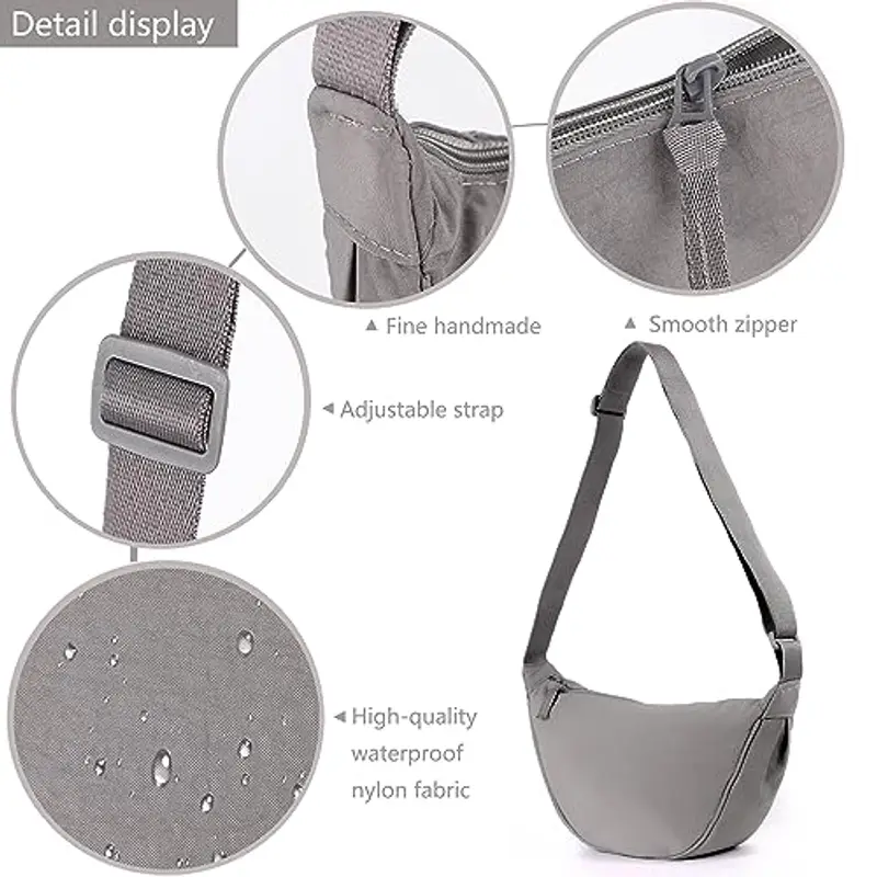 ANYWN Marsupio Donna Beige 786091 miniatura 2