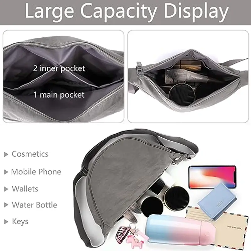 ANYWN Marsupio Donna Beige 786091 miniatura 3