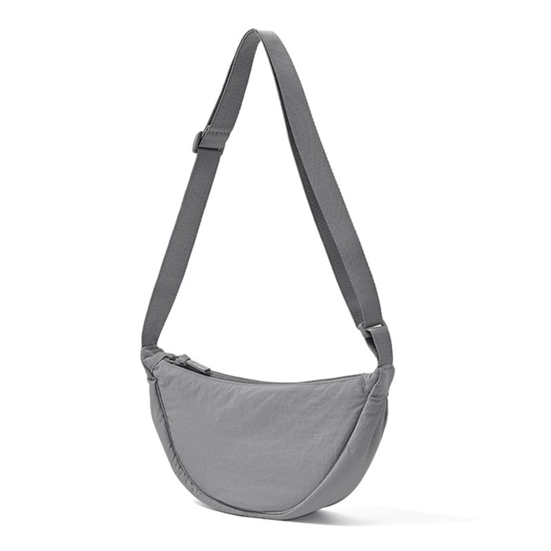 ANYWN Borsa Tracolla Mezzaluna Donna Grigio
