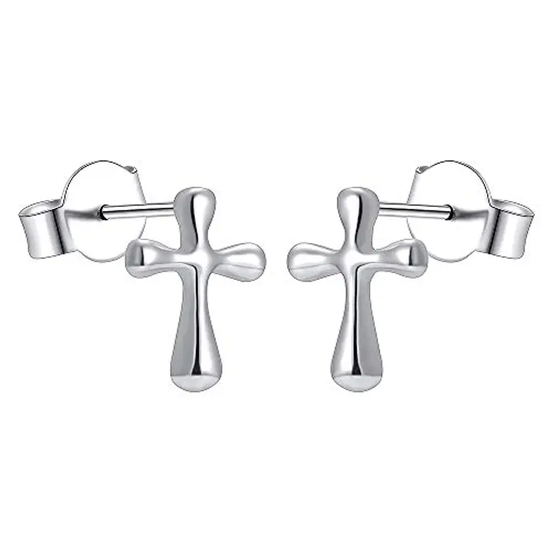 AoedeJ Orecchini Uomo Argento 2106178