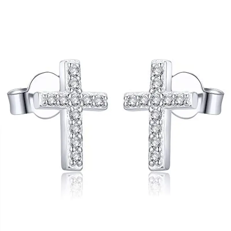 AoedeJ Orecchini Uomo Argento 2106165