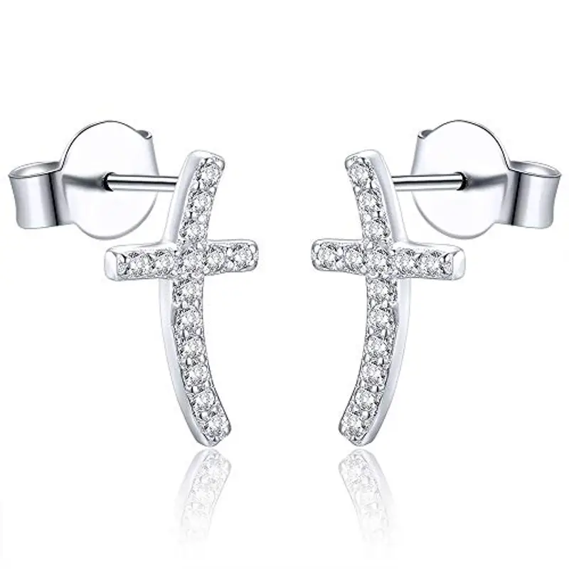 AoedeJ Orecchini Uomo Argento 2106164