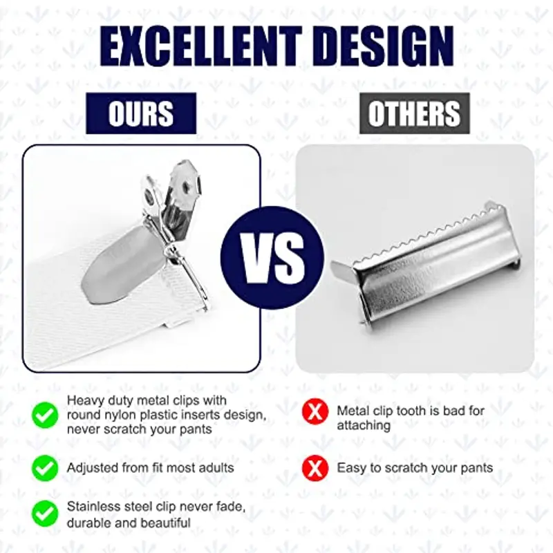 Aomig Bretelle Uomo Nero 1597423 miniatura 3