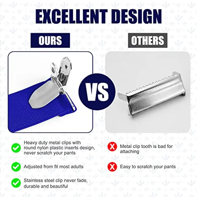 Aomig Bretelle Uomo Blu 1597412 miniatura 3