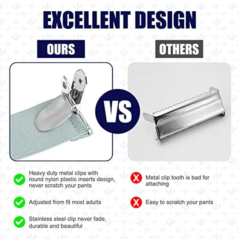 Aomig Bretelle Uomo Nero 1597416 miniatura 3