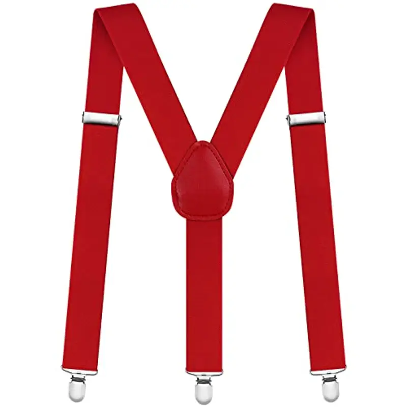 Aomig Bretelle Uomo Rosso 1597419