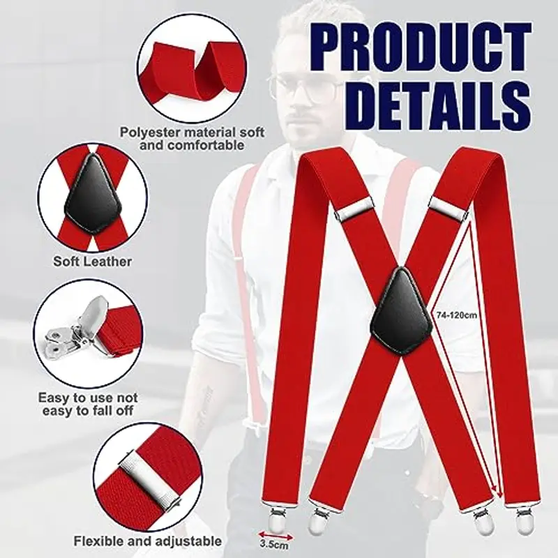 Aomig Bretelle Donna Rosso 1597421 miniatura 2