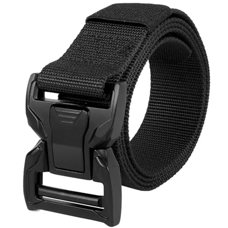 Aomig Cintura Tattica, Cintura Militare Uomo con Fibbia in Metallo a Sgancio Rapido, Nylon Cintura Militare Cintura