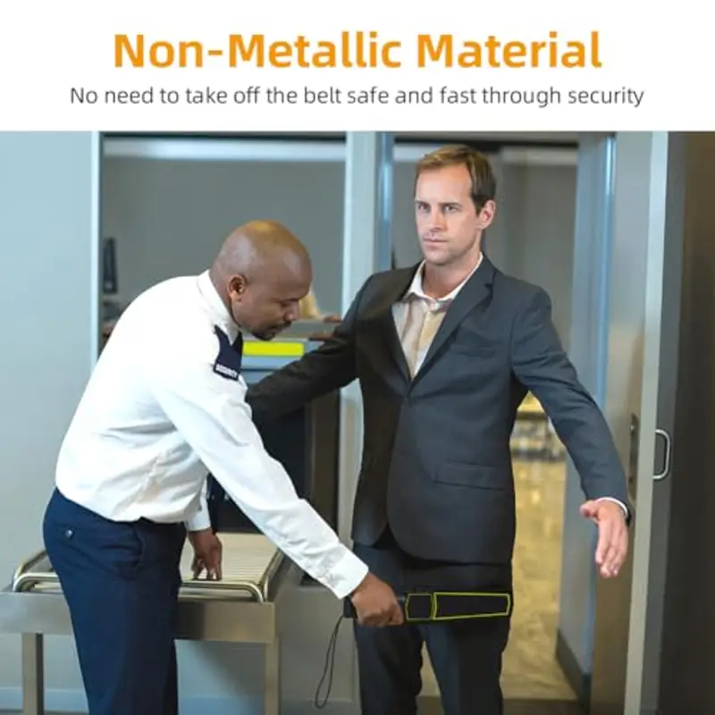 Aomig Cinture Uomo Nero 801841 miniatura 2