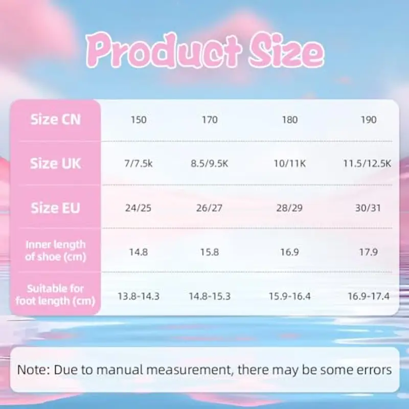 AOOSU Scarpe da Acqua per Bambini, Bambino Bambina Scarpe da Spiaggia, Scarpe da Immersione Bambino, Antiscivolo ad Asciugatura Rapida per Immersioni Bagno Surf Nuoto (Balenottera Rosa e Blu) miniatura 2