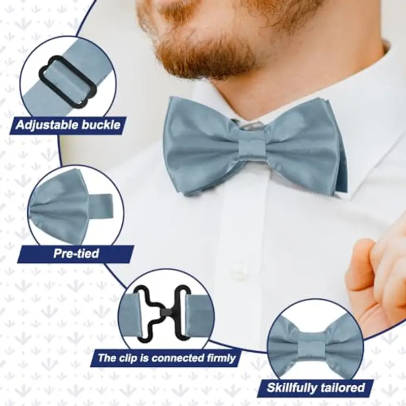 AOOWU Bretelle Uomo Grigio 2157876 miniatura 3