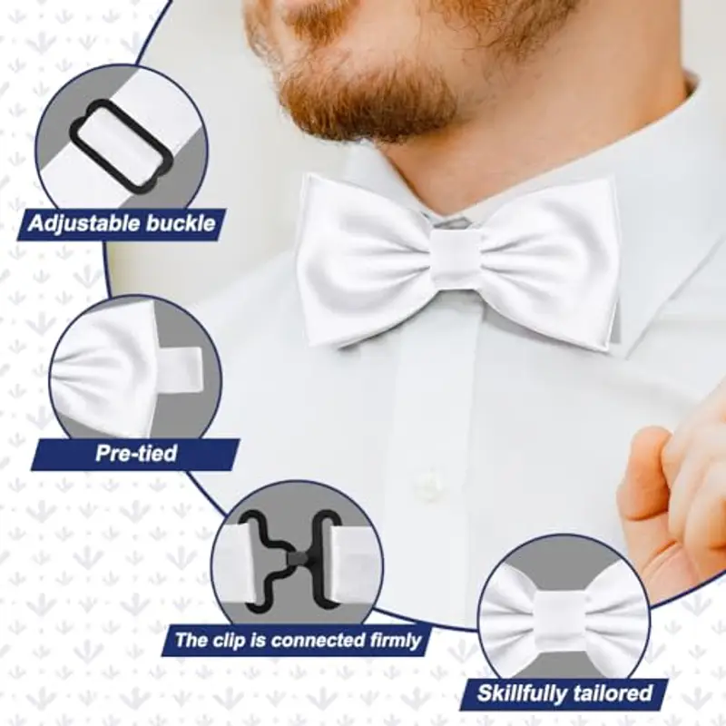 AOOWU Bretelle Uomo Bianco 2157878 miniatura 3