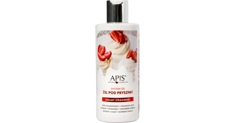 Natural Cosmetics Crema gel doccia idratante alla fragola 300 ml