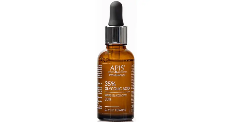Natural Cosmetics TerApis 35% Glycolic Acid siero esfoliante levigante per la rigenerazione della pelle 30 ml