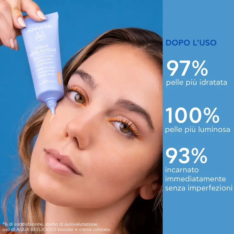 Aqua Beelicious Crema Fluida Idratante Healthy Glow SPF30 - Crema idratante viso miniatura 4