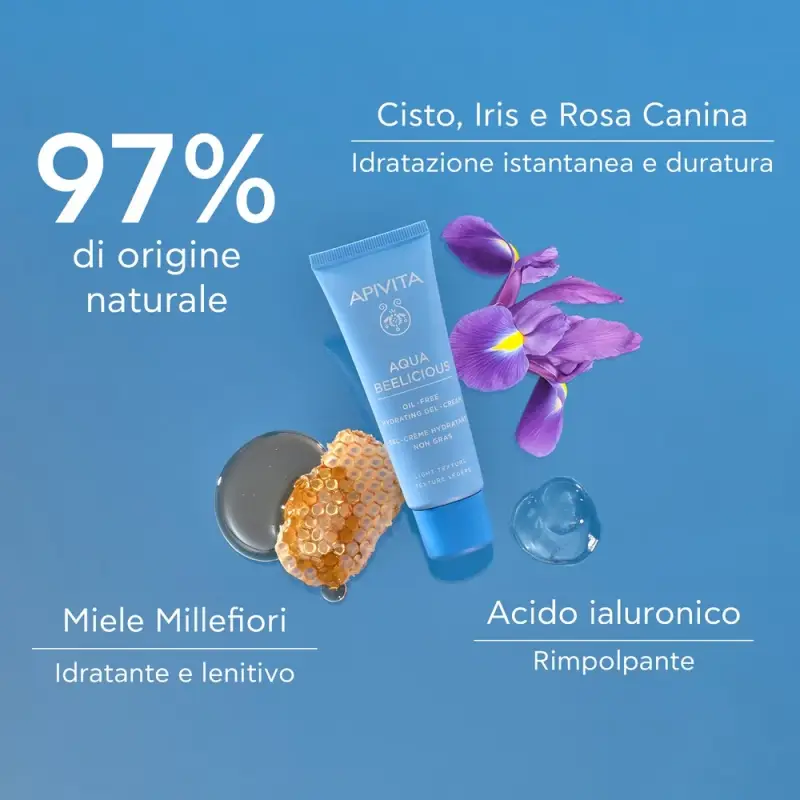 Aqua Beelicious Gel-Crema Idratante Oil Free Texture Leggera - Crema idratante viso miniatura 3
