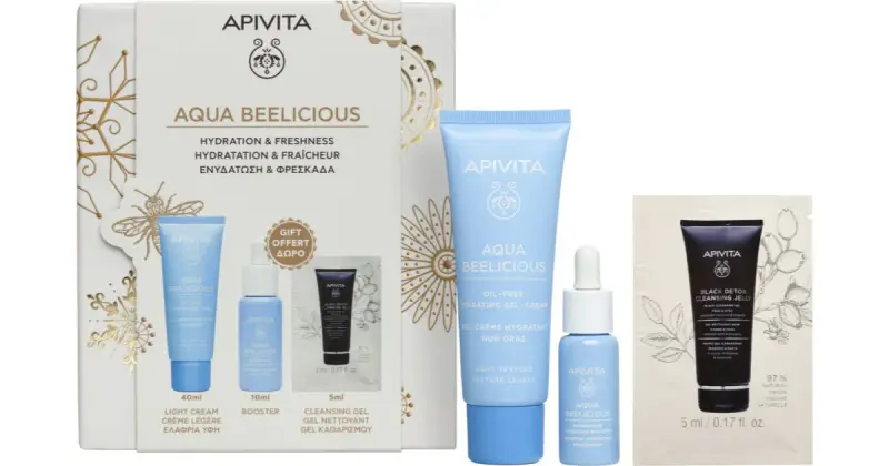 Aqua Beelicious Hydration & Freshness Set set regalo di Natale illuminante e idratante