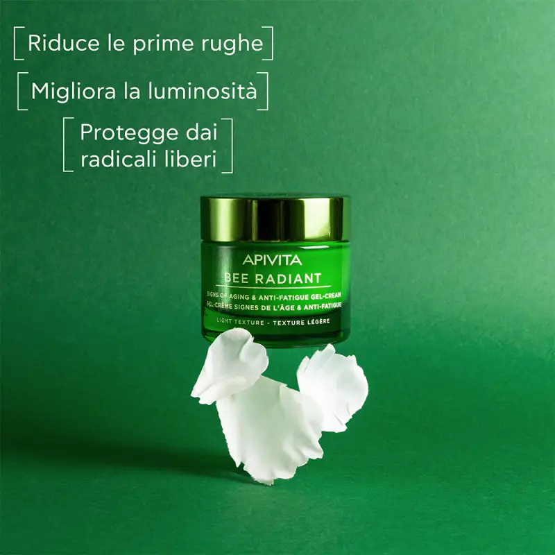Bee Radiant Gel Crema Segni dell'Età e Anti-fatica - Texture Leggera - Crema antirughe miniatura 2