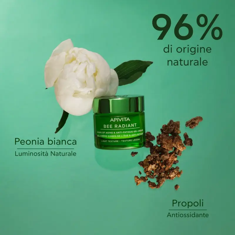Bee Radiant Gel Crema Segni dell'Età e Anti-fatica - Texture Leggera - Crema antirughe miniatura 3