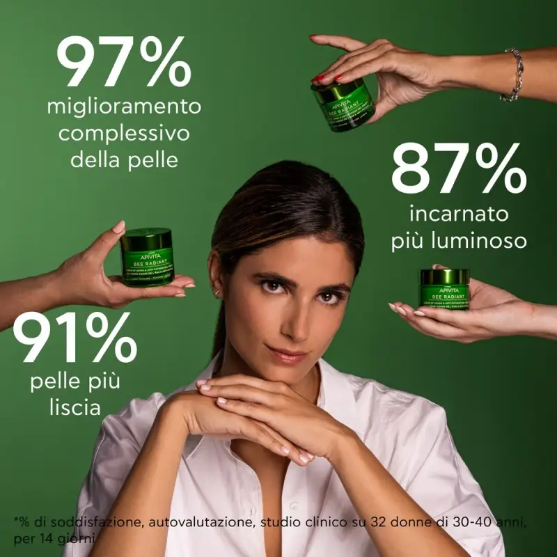 Bee Radiant Gel Crema Segni dell'Età e Anti-fatica - Texture Leggera - Crema antirughe miniatura 4