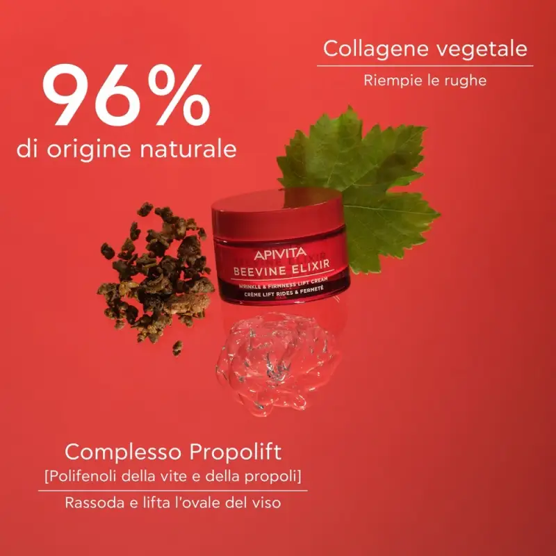 Beevine Elixir Crema Anti-Rughe Rassodante Liftante - Texture Leggera - Trattamento antietà pelli mature, Trattamento viso effetto lifting, Cr miniatura 3