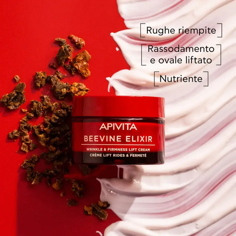 Beevine Elixir Crema Anti-Rughe Rassodante Liftante - Texture Ricca - Trattamento antietà pelli mature, Trattamento viso effetto lifting, Crem miniatura 2