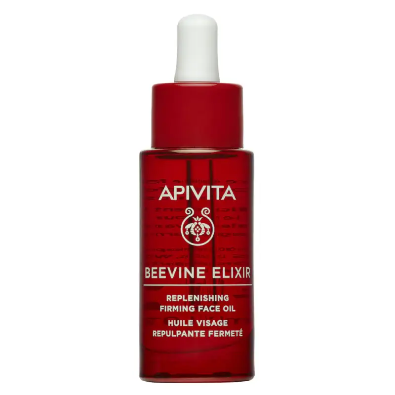 Beevine Elixir Olio Viso Ricostituente Rassodante - Trattamento antietà pelli mature,Trattamento viso effetto lifting,Olio viso antirughe