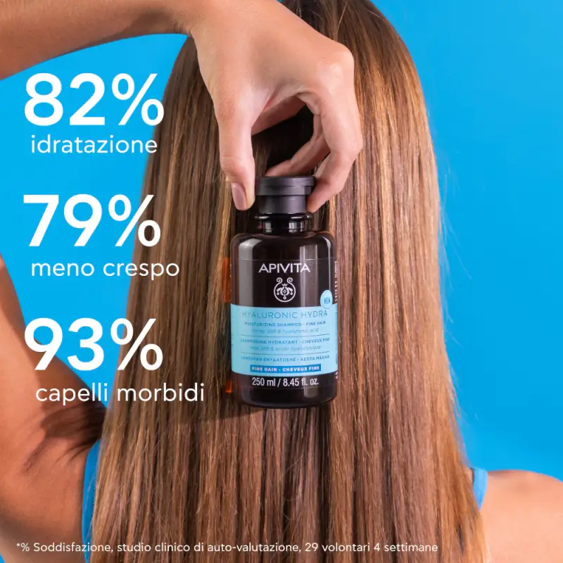 Capelli - Hyaluronic Hydra Shampoo Idratante - Capelli Fini - Shampoo delicato, Capelli normali miniatura 4