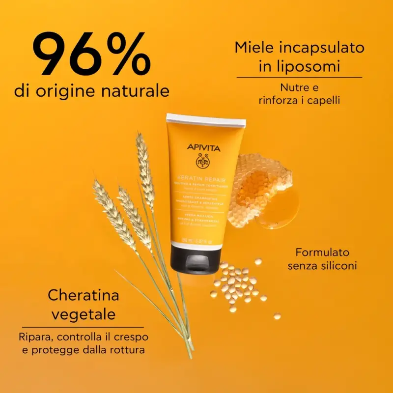 Capelli - Keratin Repair Balsamo nutriente e riparatore per capelli secchi e danneggiati - Capelli secchi miniatura 3