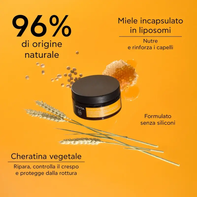 Capelli - Keratin Repair Maschera Capelli Nutriente Riparatrice - Maschera capelli secchi, Maschera capelli rovinati, Capelli secchi, Capelli d miniatura 3