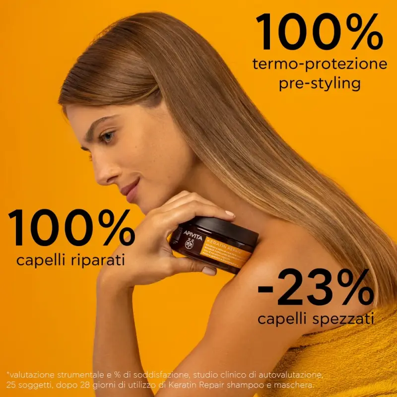Capelli - Keratin Repair Maschera Capelli Nutriente Riparatrice - Maschera capelli secchi, Maschera capelli rovinati, Capelli secchi, Capelli d miniatura 4