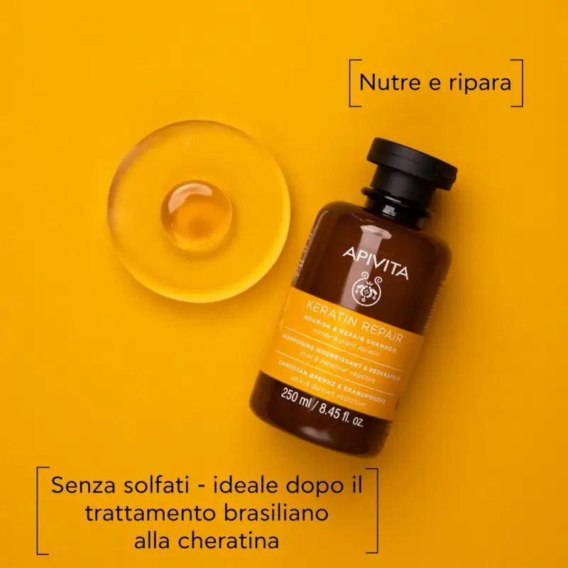 Capelli - Keratin Repair Shampoo Nutriente Riparatore per capelli Secchi e Danneggiati - Shampoo riparatore, Capelli secchi, Capelli danneggia miniatura 2